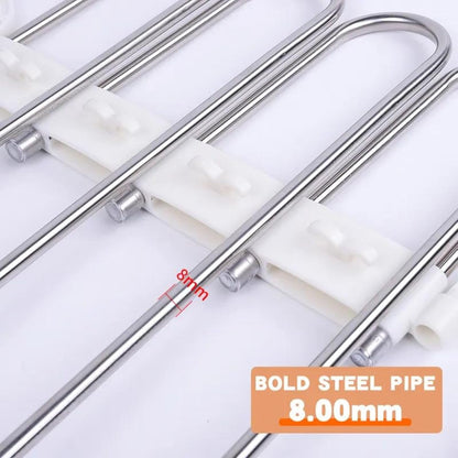 5-in-1 Multipurpose Pant Hangers for Wardrobe ( Pack of 2)