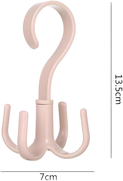 Multi-Function 360 Degree Rotatable 4 Claw Hook Closet Hanger
