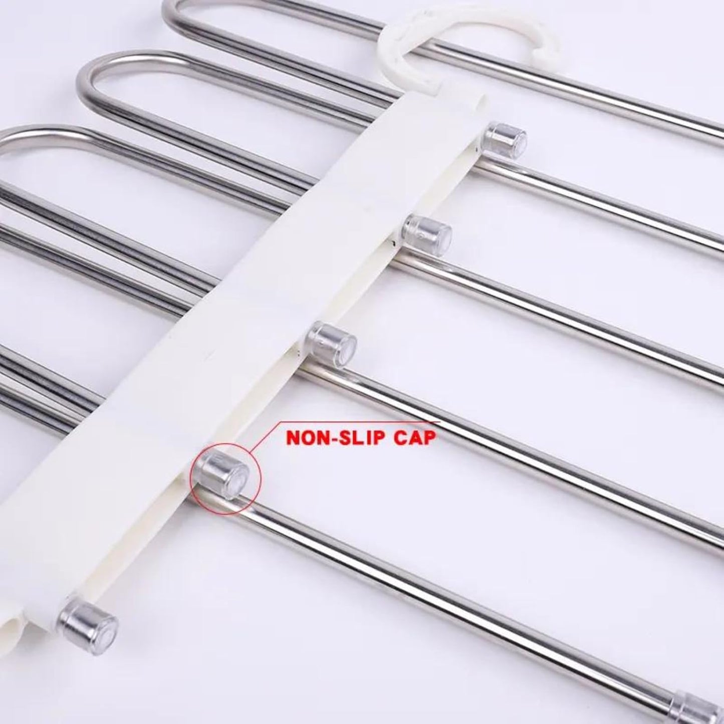 5-in-1 Multipurpose Pant Hangers for Wardrobe ( Pack of 2)