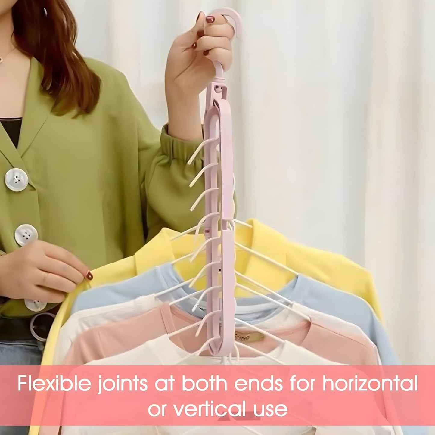 Plastic Space Saving Clothes Hangers