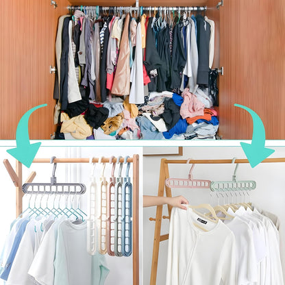 Plastic Space Saving Clothes Hangers
